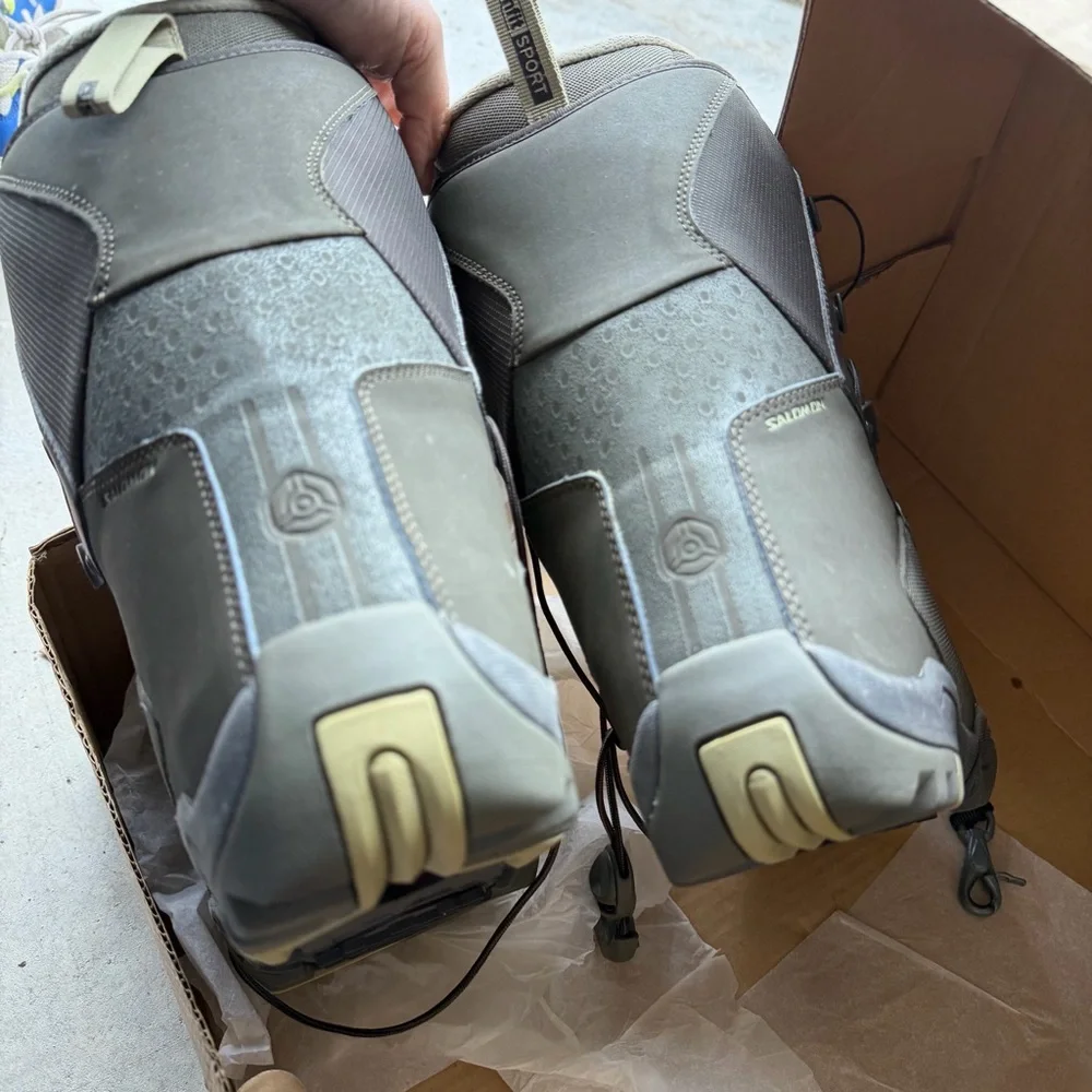Salomon Men's Rain & Snow Boots - Gray and Brown